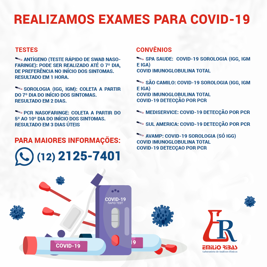 Exames para COVID-19